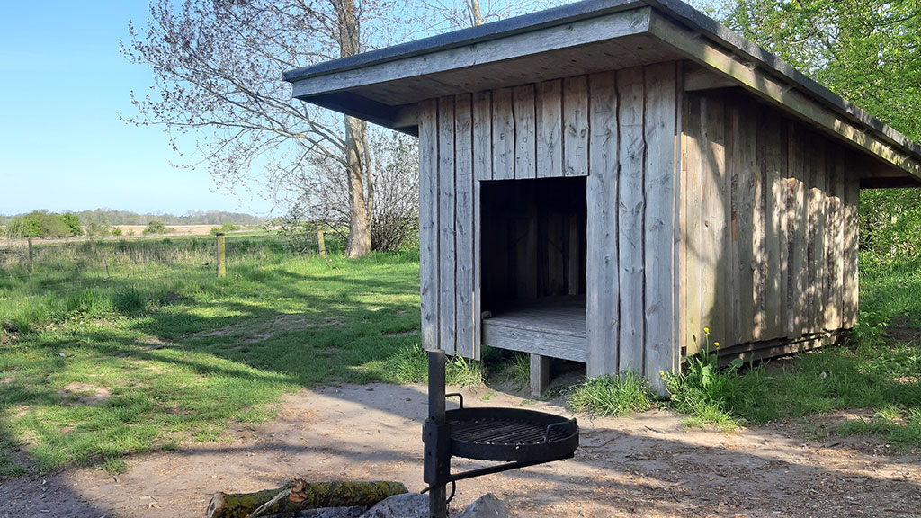 Shelter i Tryggevælde Ådal