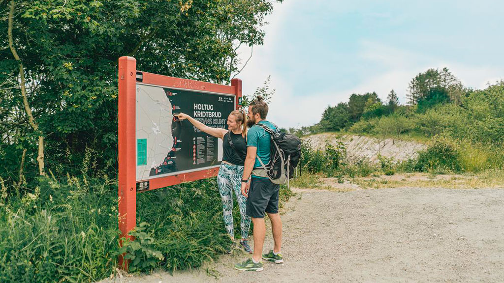 Hiking path Stevns Klint Stomping Trail