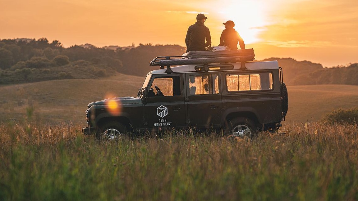 Camp Møns Klint Land Rover Feriepiloterne