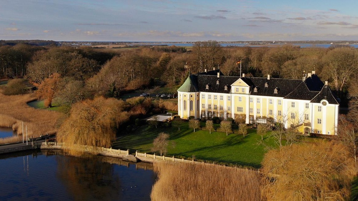 Gavnø Slot - Luftfoto