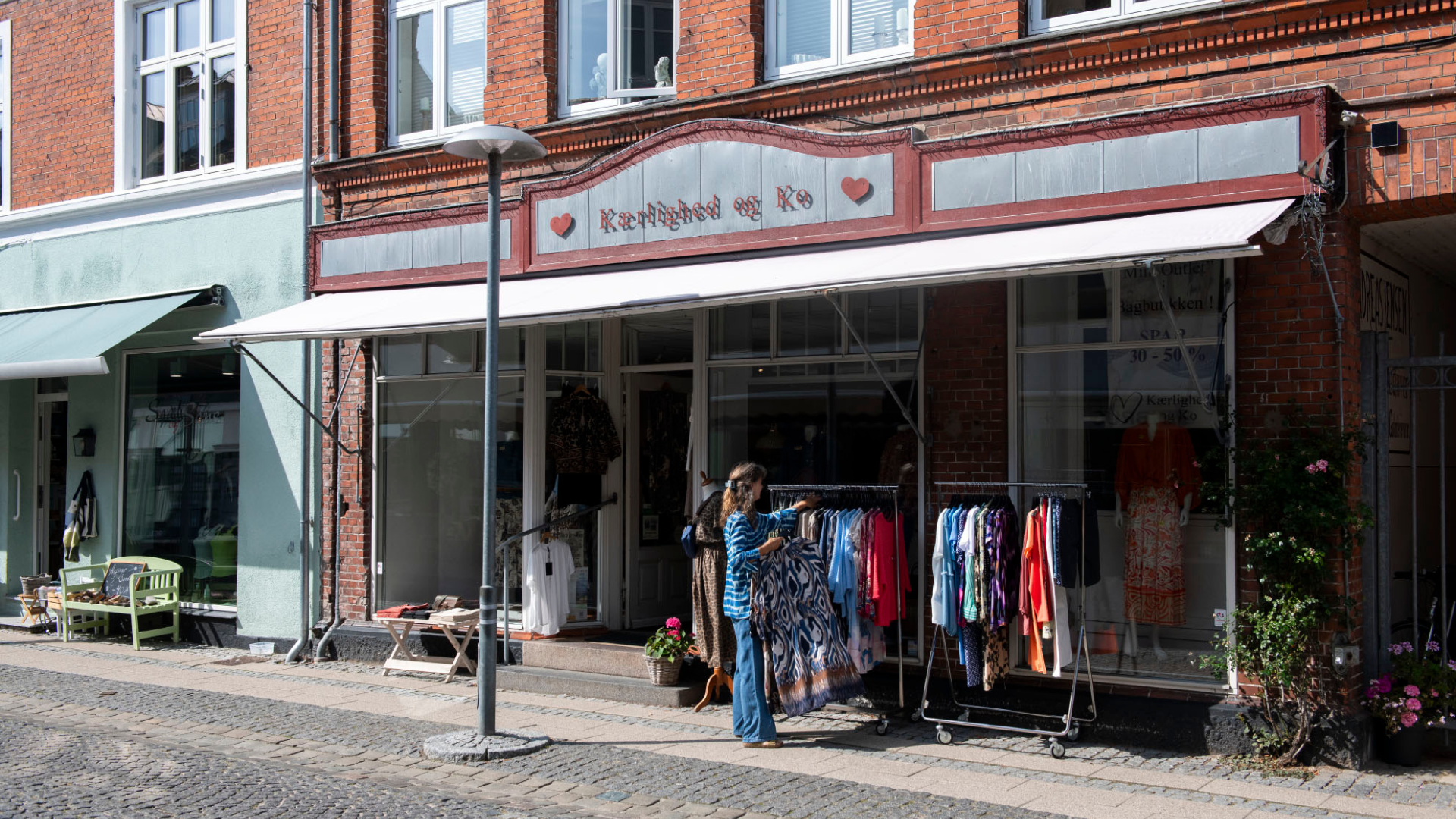 Tøjbutik i Præstø