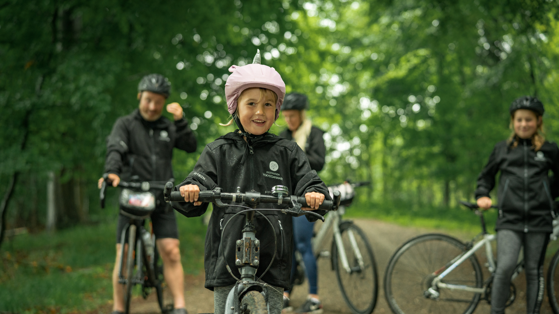 Cykling familie, feriepiloter