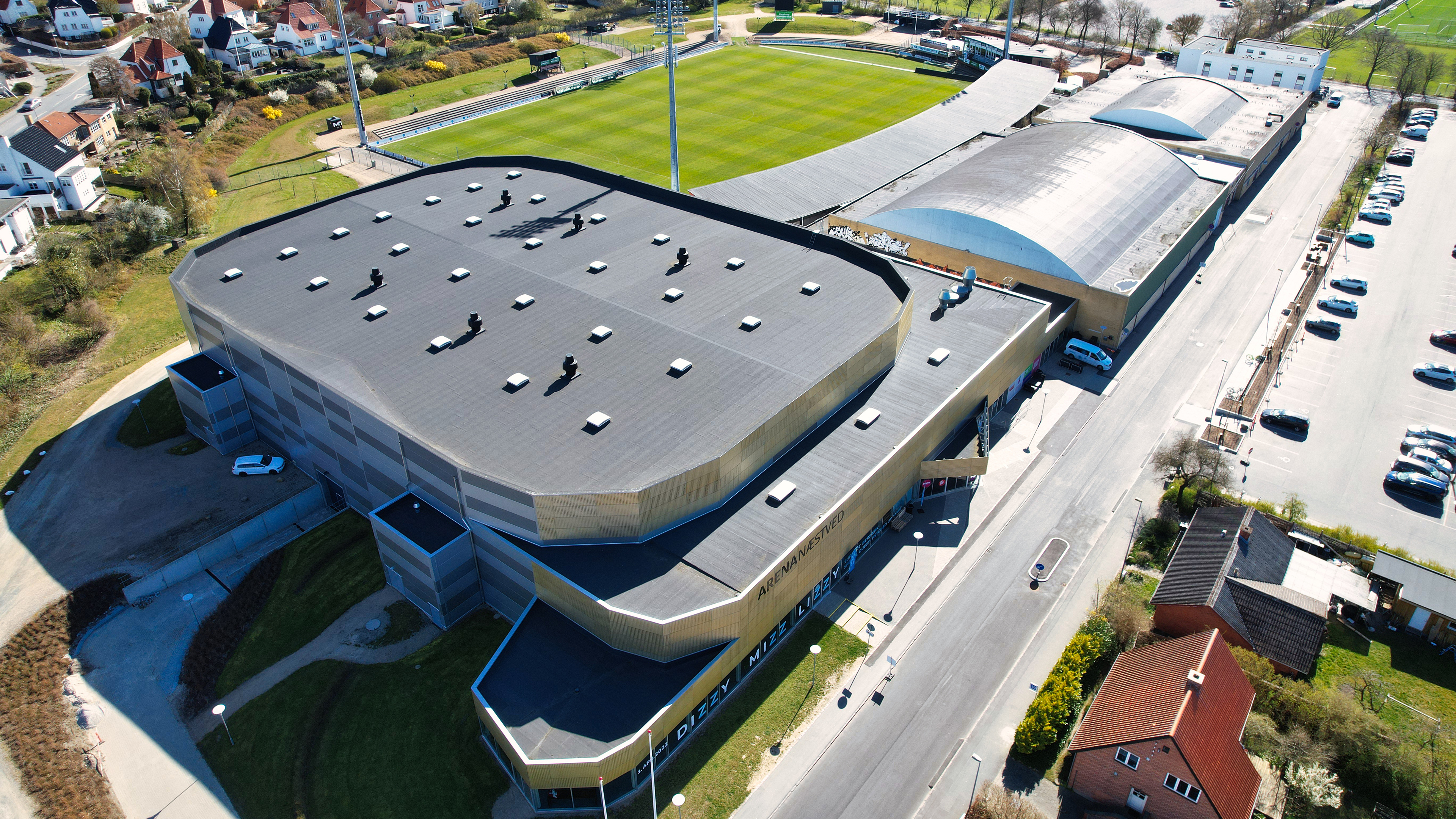 Arena Næstved - Luftaufnahme