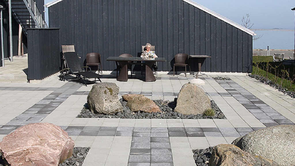 outdoor area at Bogense Feriebo