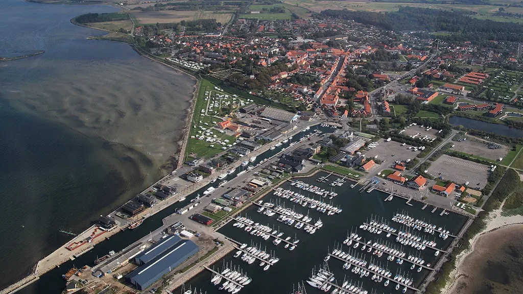 Aerial photo of Bogense