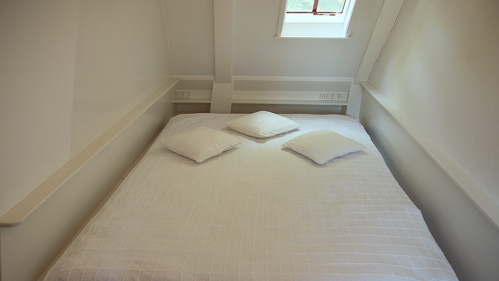 Das Schlafzimmer im 23 m² großen Haus am Torvet in Bogense