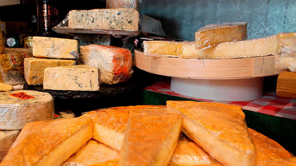 Verschiedene Käsesorten von Otterup Ostehus