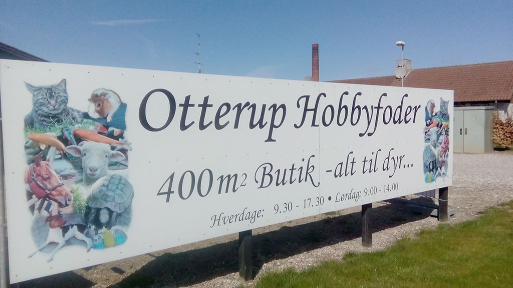 Skilt til Otterup Hobbyfoder