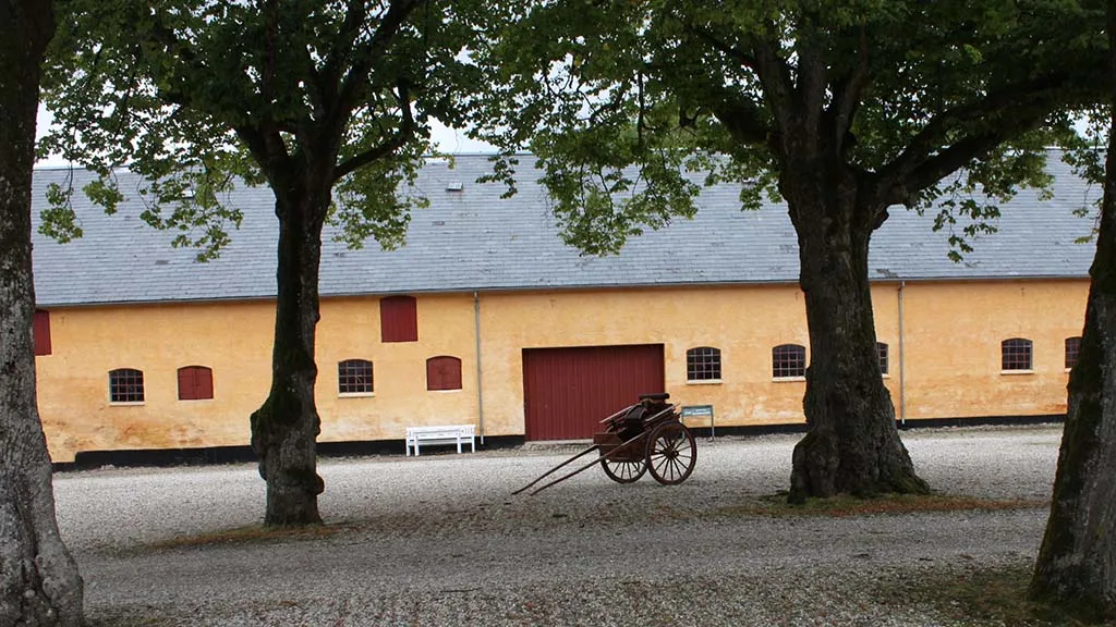 Kærsgaard stable and smithy, where there is now a Transport Museum