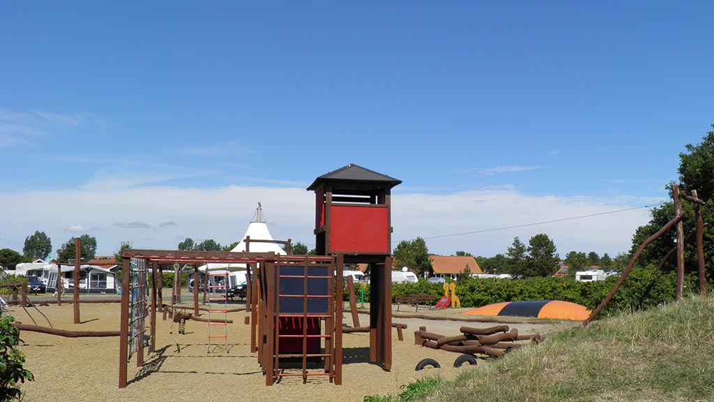 Bogense Strand Camping has a large playground for the children