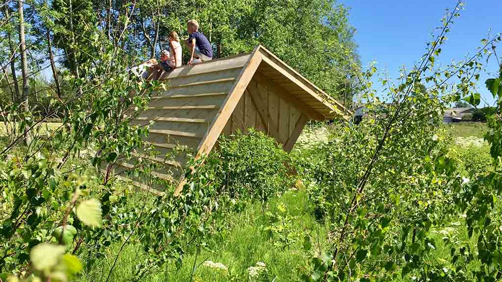 There are shelters at NatureMoves in Bogense