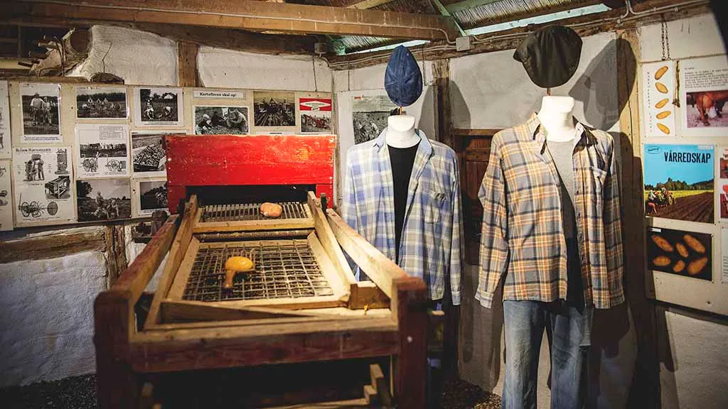 The old potato machine at Denmark's Potato Museum