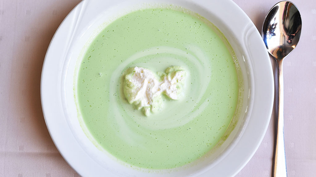 Bogense Hotel Restaurant plate with soup