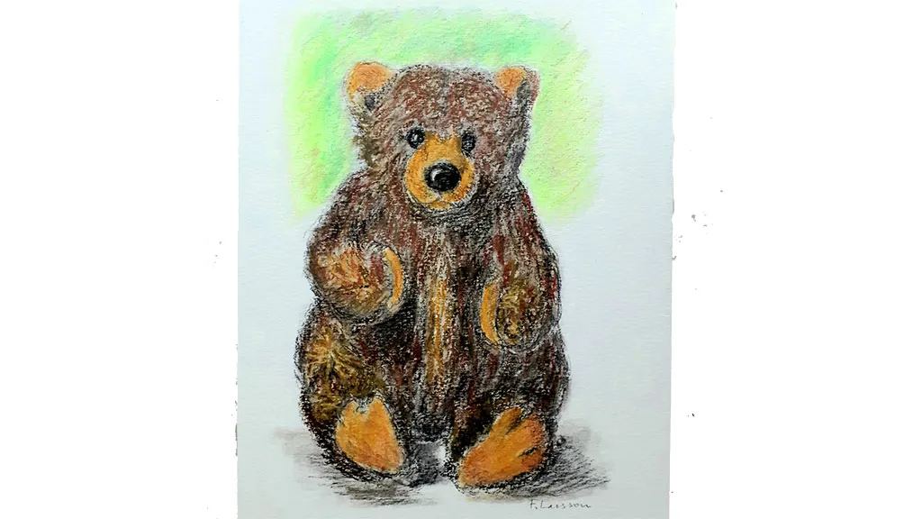 Drawing of a teddy bear