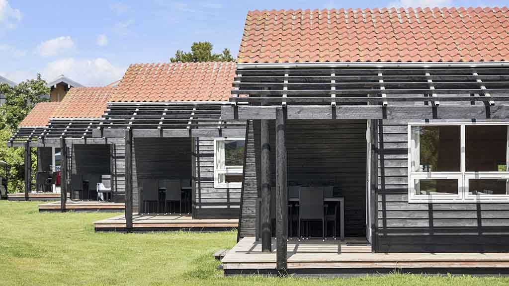 Cabins with terraces at First Camp Bogense City