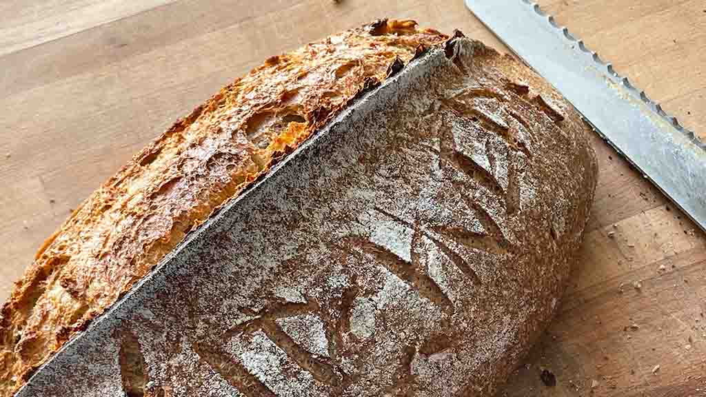 Auf Getreide gebackenes Brot von Vild Hvede
