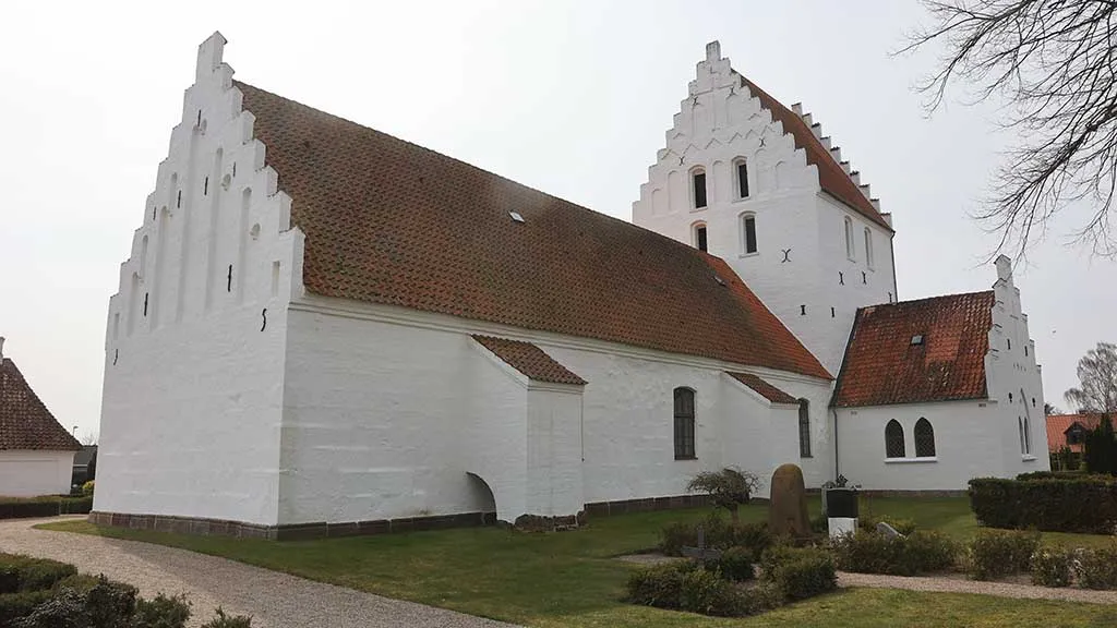 Otterup Church seen from the side