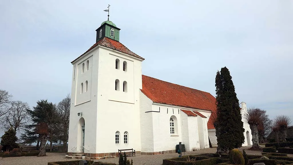 Krogsbølle Church in Winter