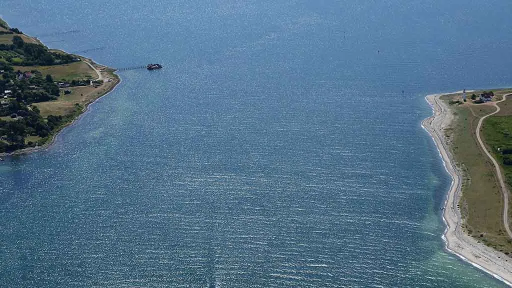 Gabet mellem Enebærodde og Lodshusene