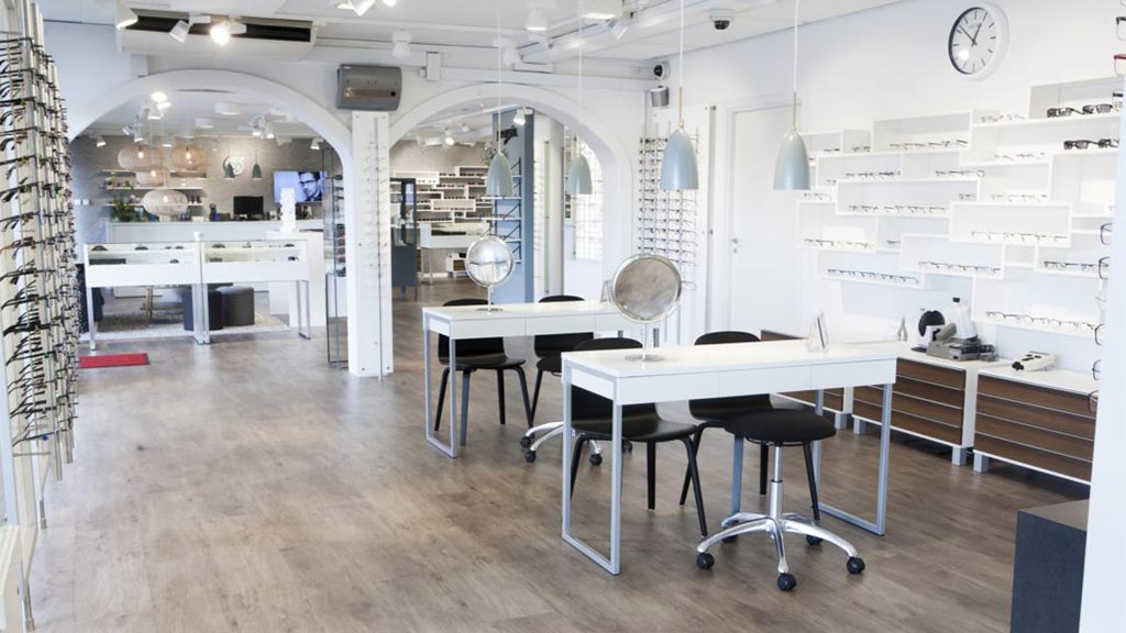Im Laden von JM Optik in Søndersø