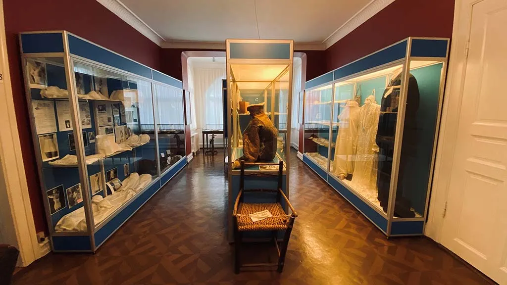 Exhibition of clothes at the Nordfyn Museum