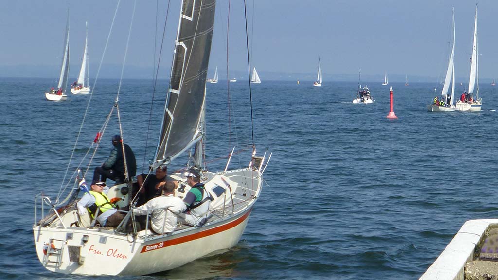 Både på havet til kapsejladsen Fyn Cup