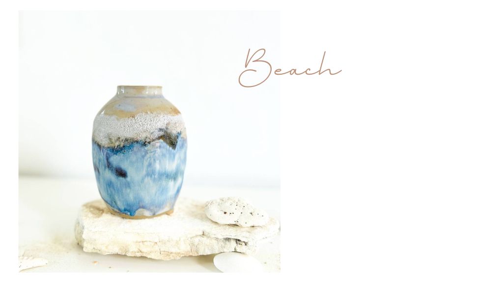 Beach vase - CLAY by Tina Marie