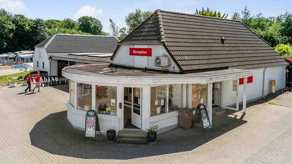 Die Rezeption im First Camp Skovlund Lillebælt