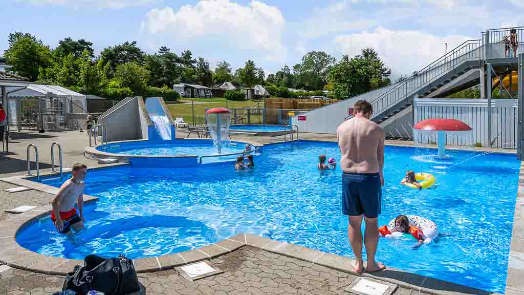 Pool beim Campingplatz Skovlund-Lillebælt