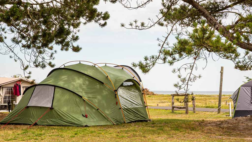 Tents at DCU Camping Flyvesandet