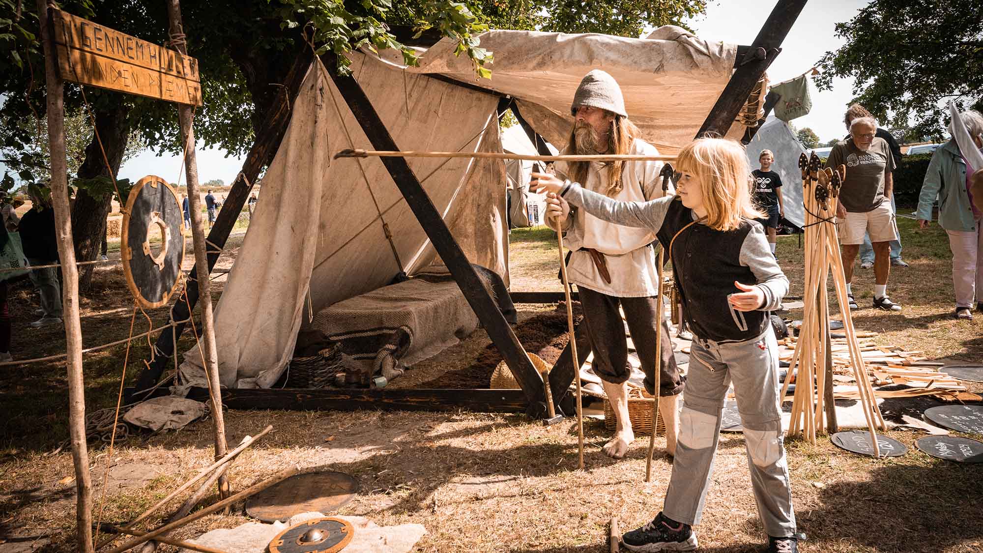 Nordfyn Viking Market with archery