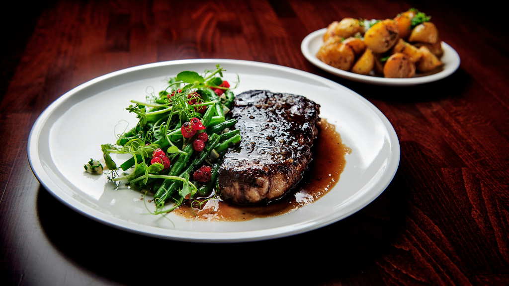 Lækker mad med bison