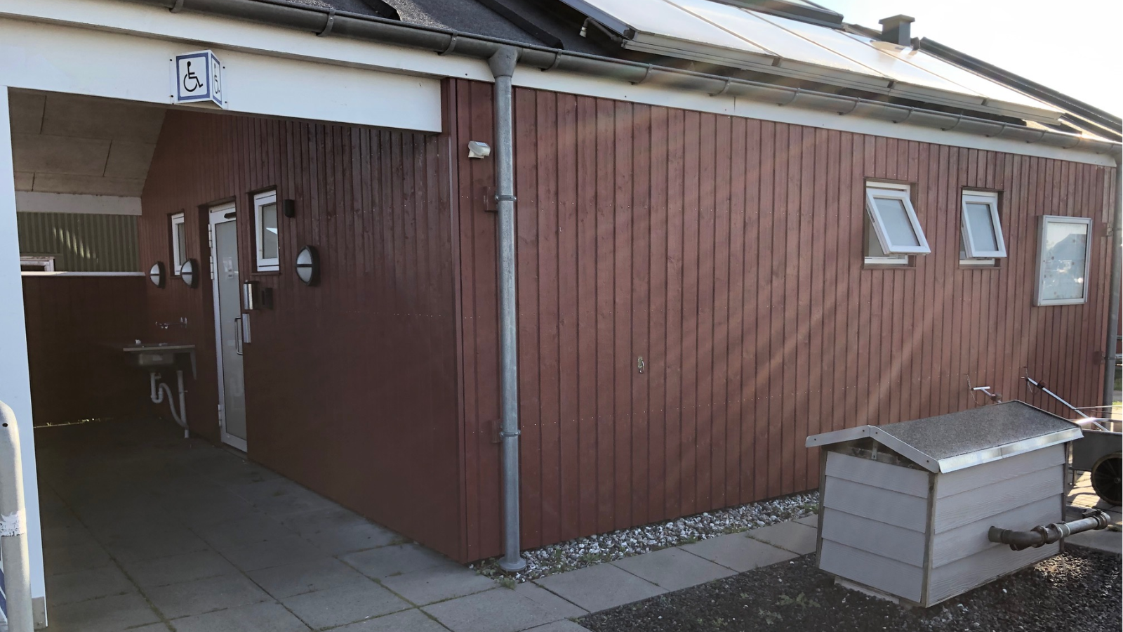 Public toilet by Vestre Mole in Bogense