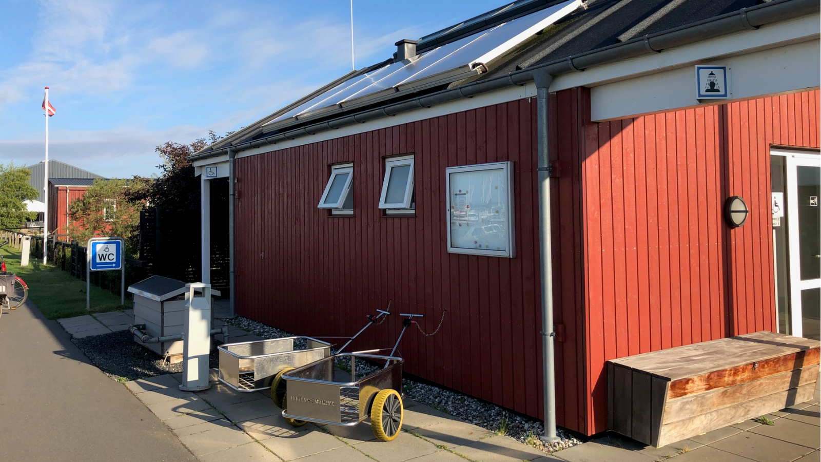 Public toilet by Vestre Mole in Bogense