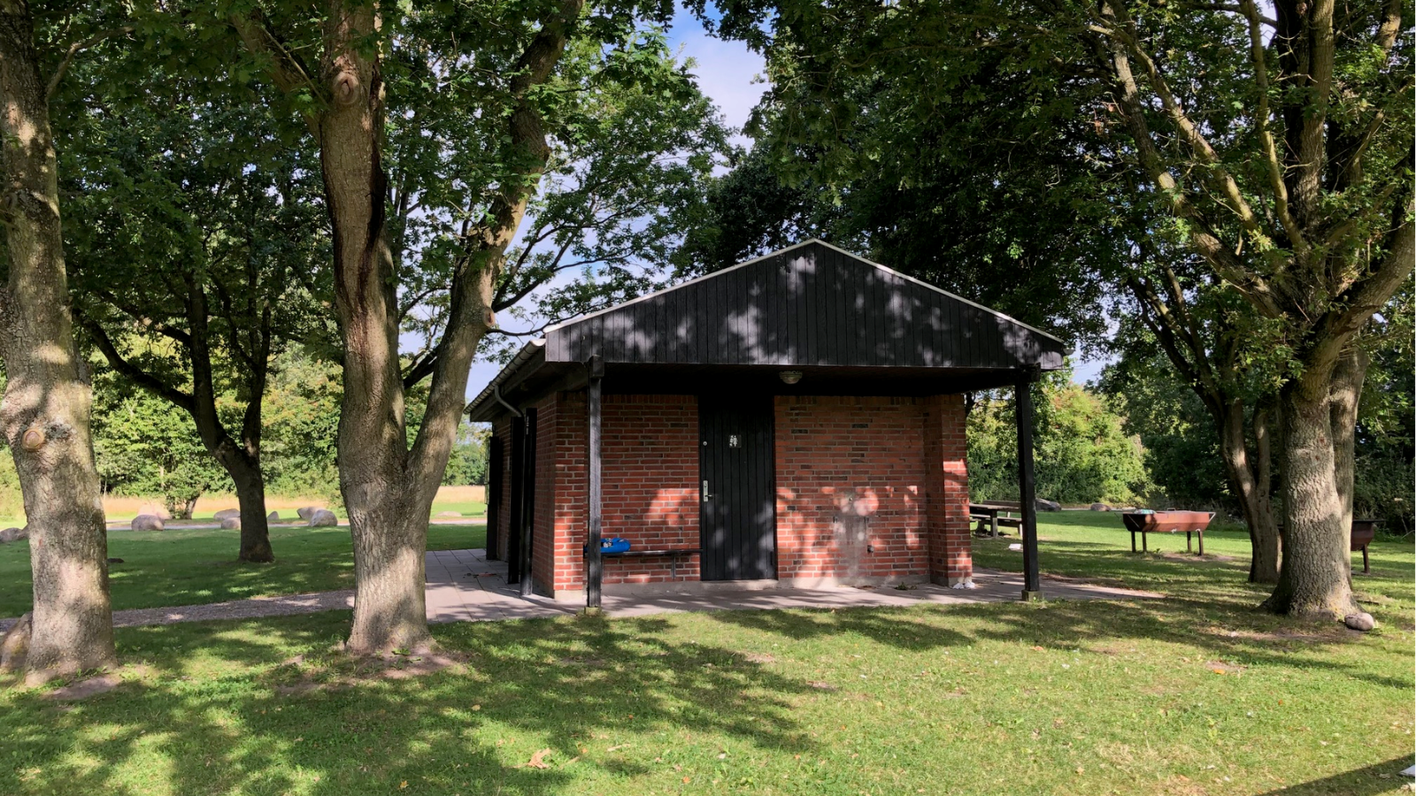 Public toilet by Fuglsang Beach