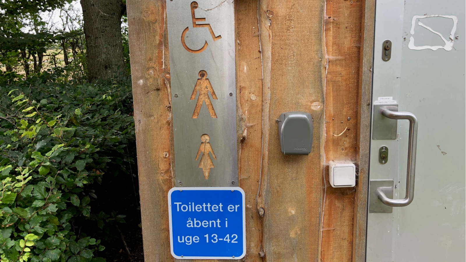 Öffentliche Toilette bei Glavendruplunden