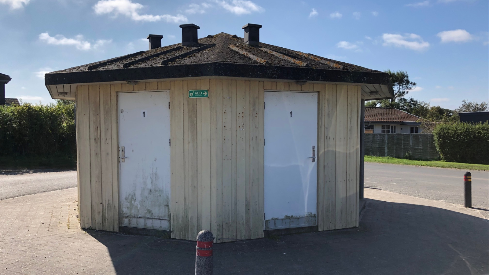 Öffentliche Toilette bei Hofmansgave Strand Hasmark