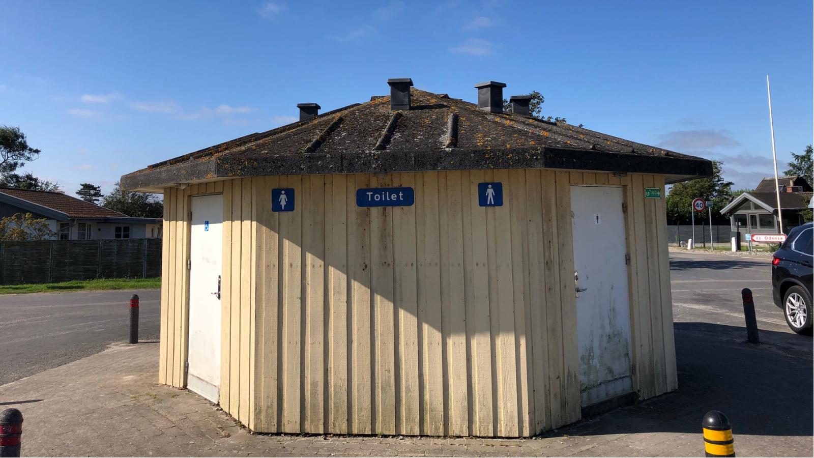 Öffentliche Toilette bei Hofmansgave Strand Hasmark