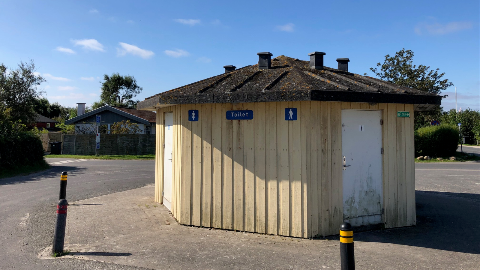 Öffentliche Toilette bei Hofmansgave Strand Hasmark