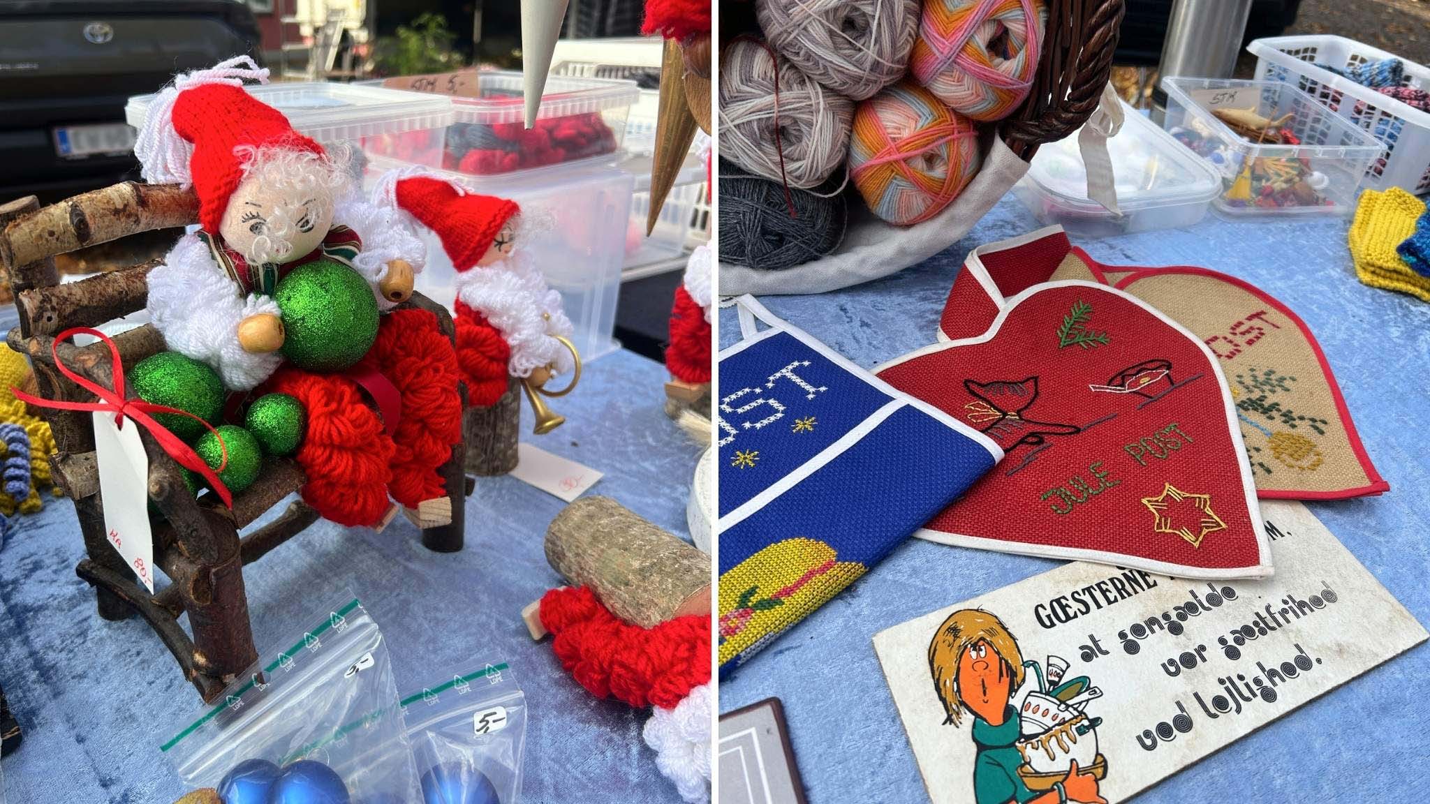 Christmas town market in Bogense