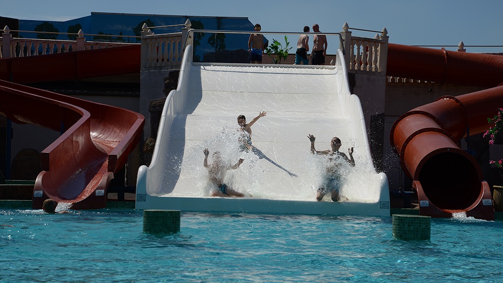 First Camp Hasmark has both an outdoor and an indoor water park