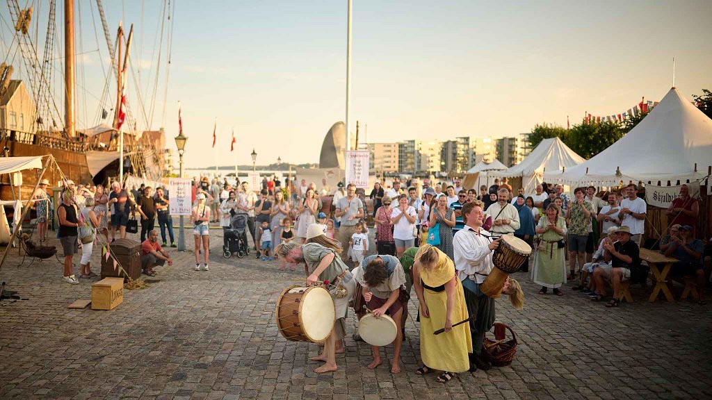 Danehof Mittelalterfest in Nyborg, Dänemark