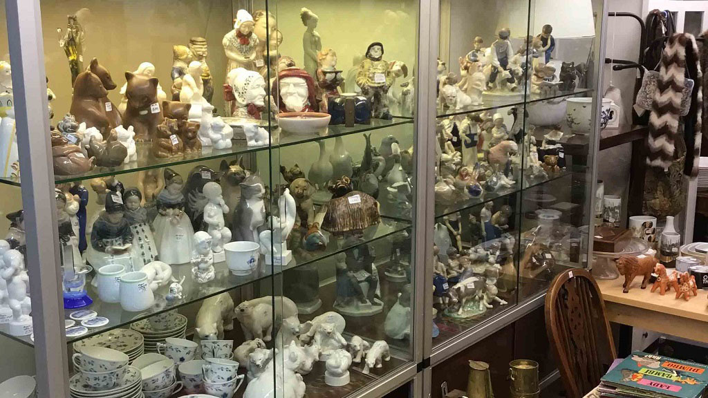 Antikvitetsforretning i Aunslev