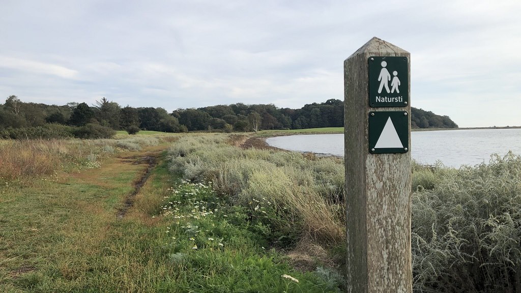 Vandrerute ved Plantagen i Nyborg.