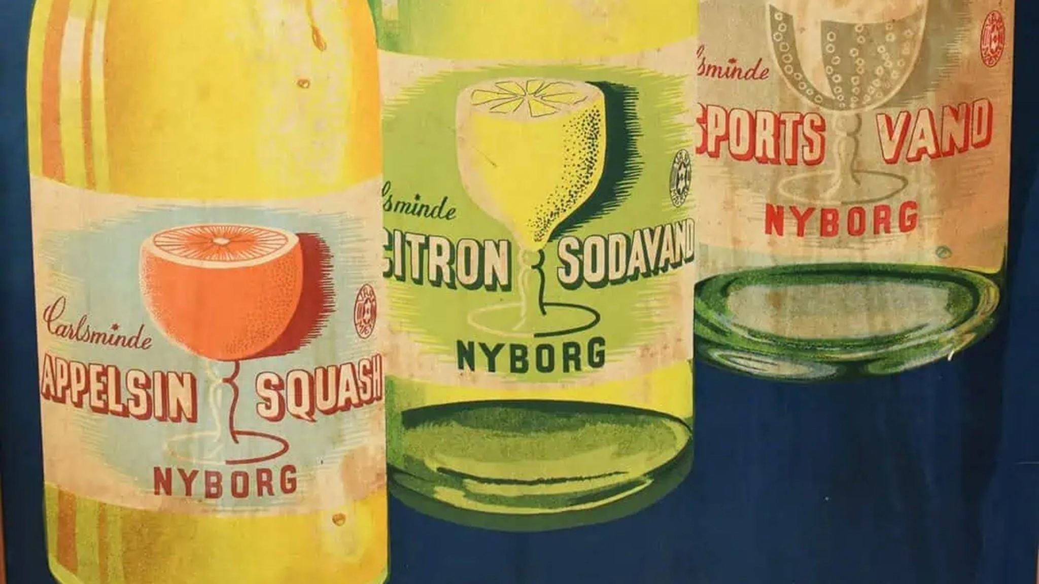 Østfyns Museers særudstilling om Sodavand og Slik på Borgmestergården i Nyborg