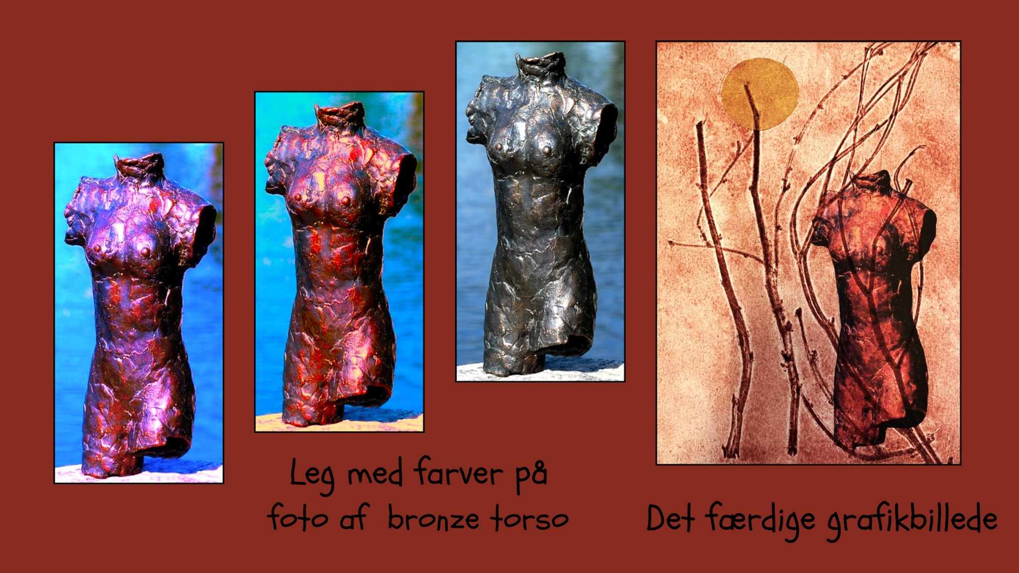 Kunstner Brit Lind med kunstnavnet Lin Bei Art