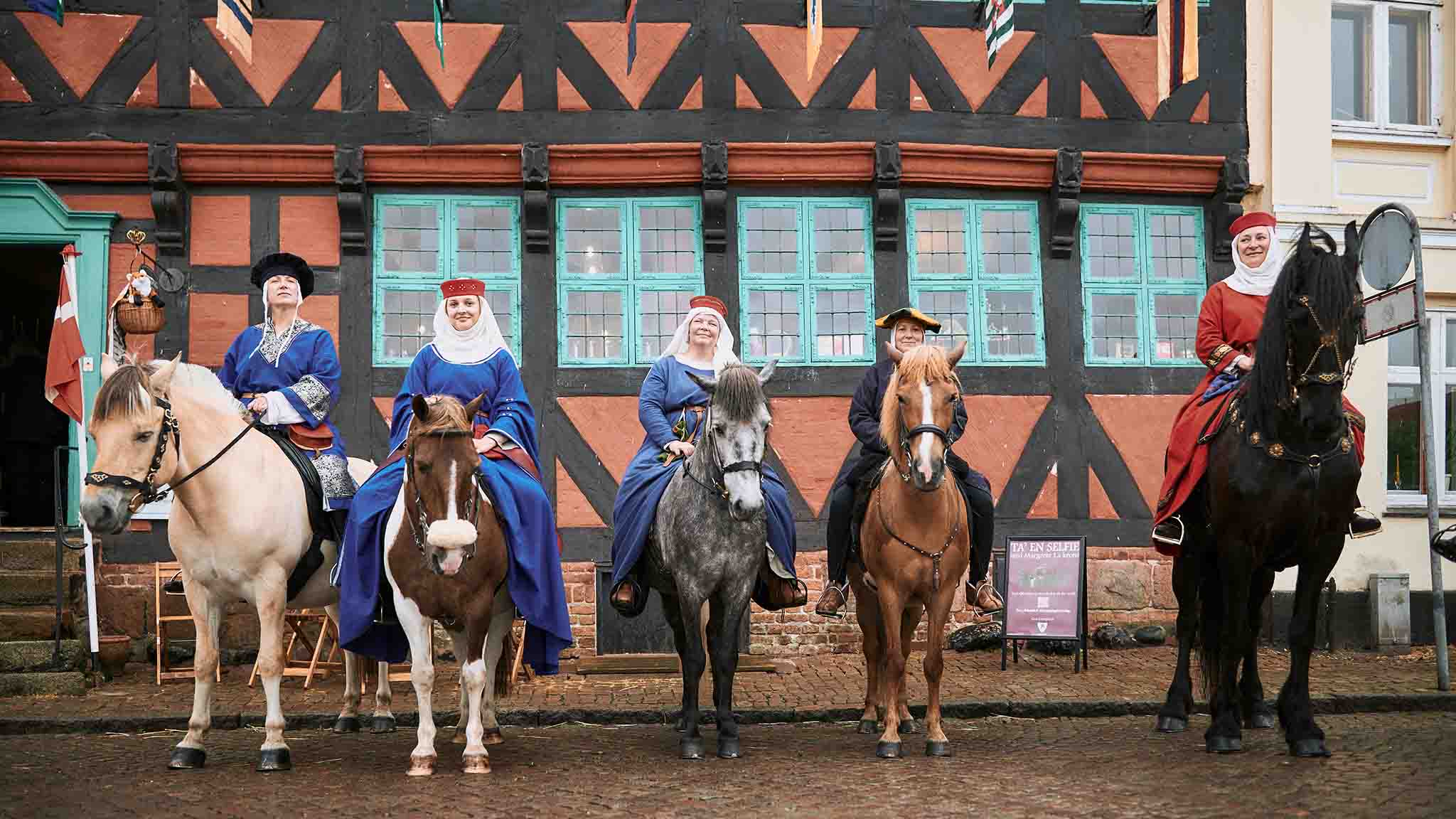 Edle Reiter zum Danehof – einem mittelalterlichen Festival von Weltrang in Nyborg