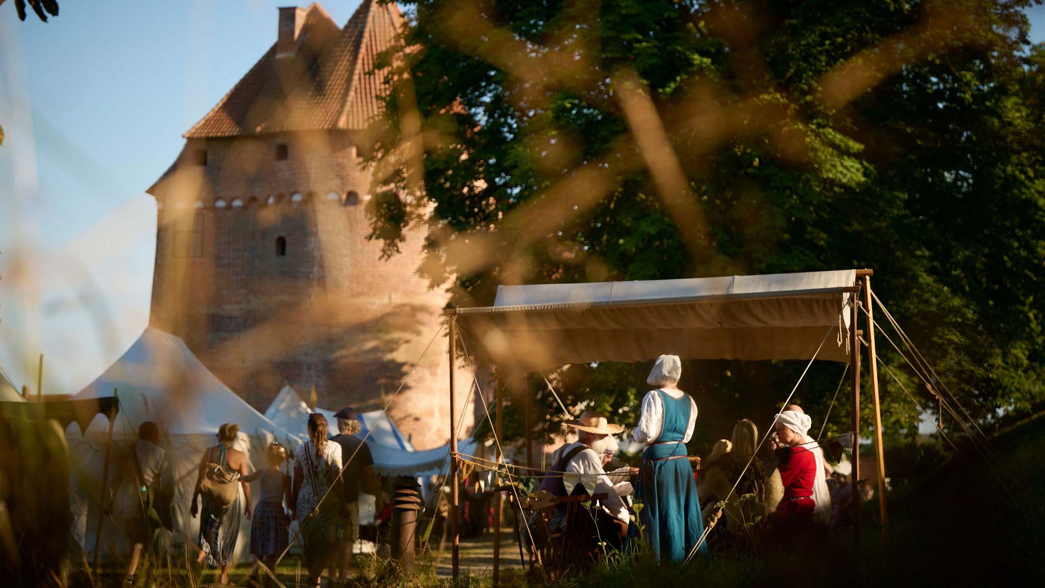 Danehof: Nyborg Slot som historisk kulisse til Danehof middelalderfestival i Nyborg