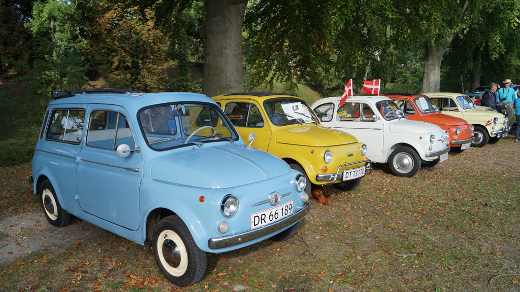 Bella Italia Nyborg italienske biler Fiat 500