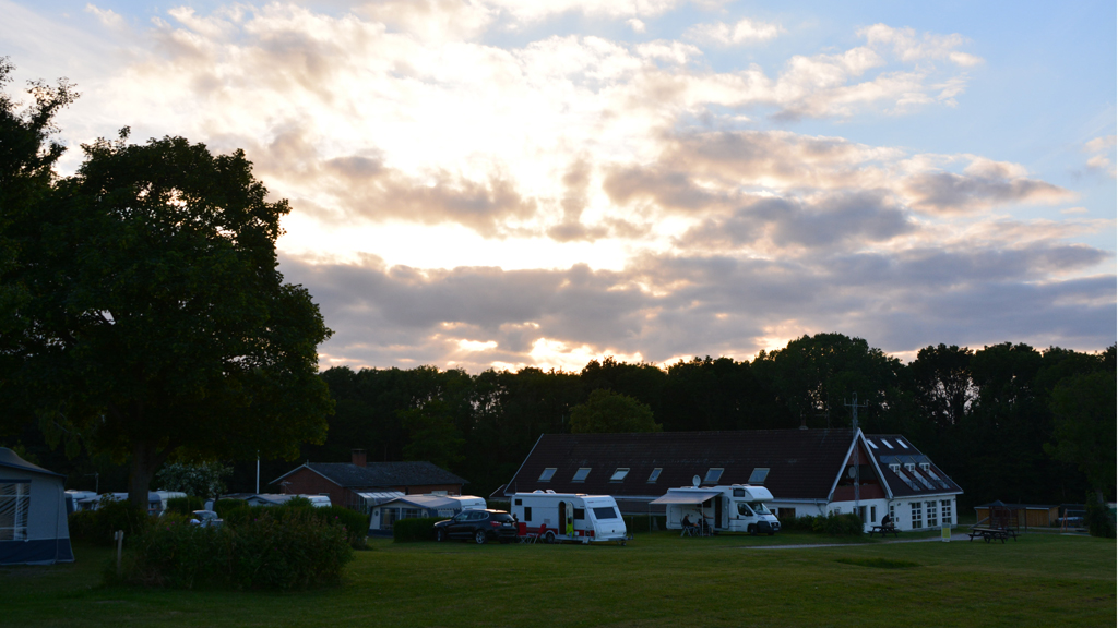 Tårup Strandcamping Nyborg aften